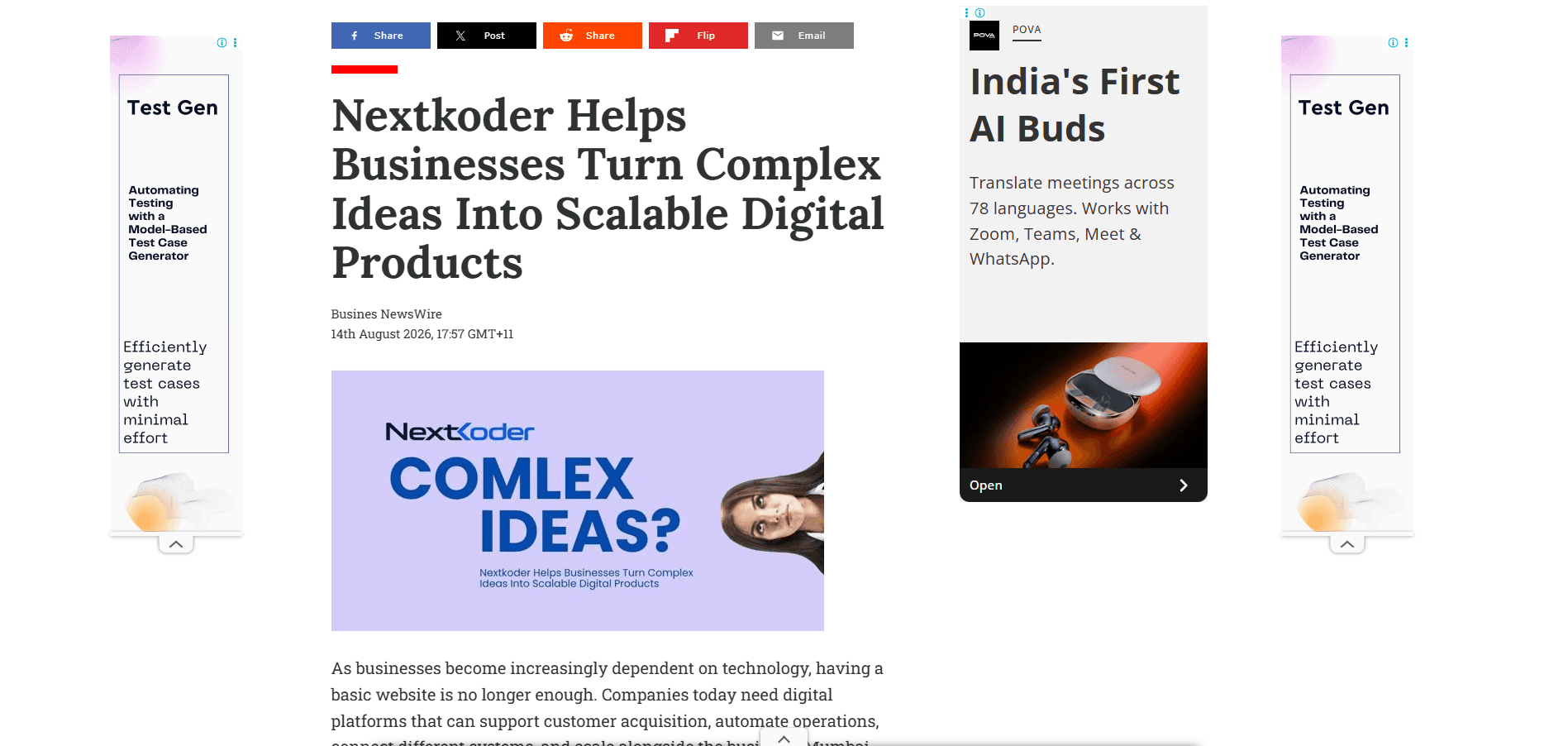 Nextkoder Helps Businesses Turn Complex Ideas Into Scalable Digital Products