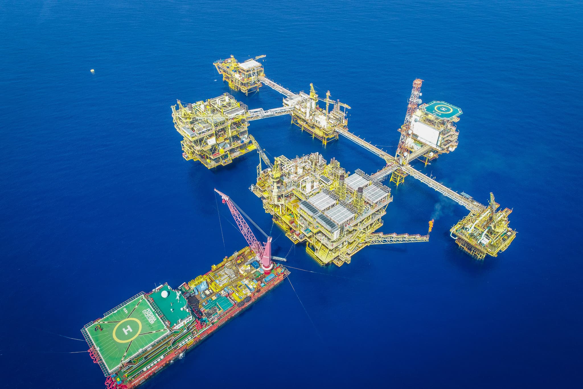 Offshore platform diagram